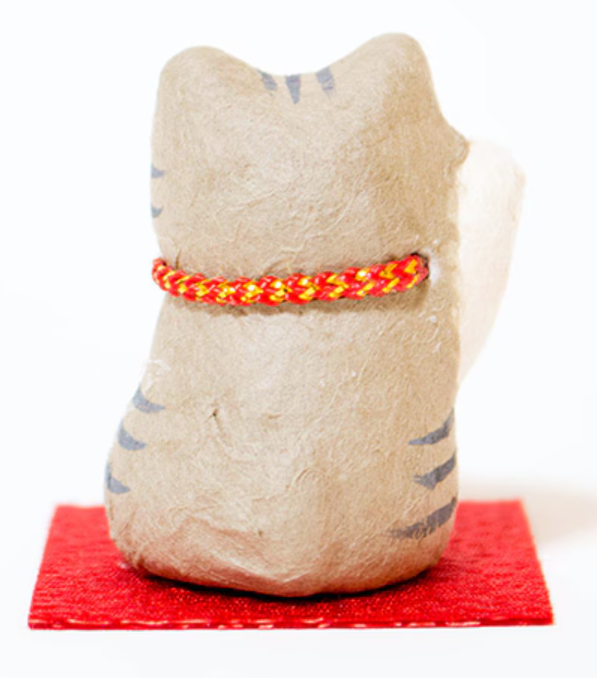RYUKODO 日本和紙微笑招財貓(迷你) | RYUKODO Washi Smiling Lucky Cat (Mini)
