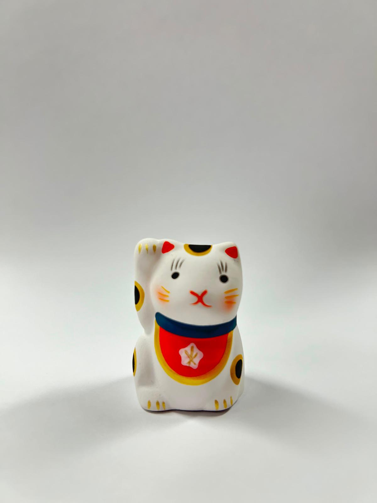 和紙招財貓幸運簽(白貓)| Washi Lucky Cat (White)