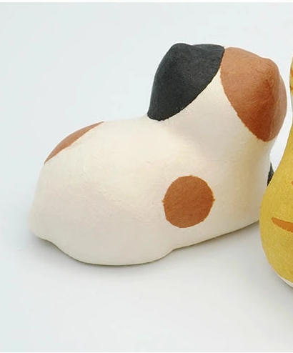 RYUKODO 調皮「Boss 貓」和紙擺設 | RYUKODO Boss Cat Washi Figurine
