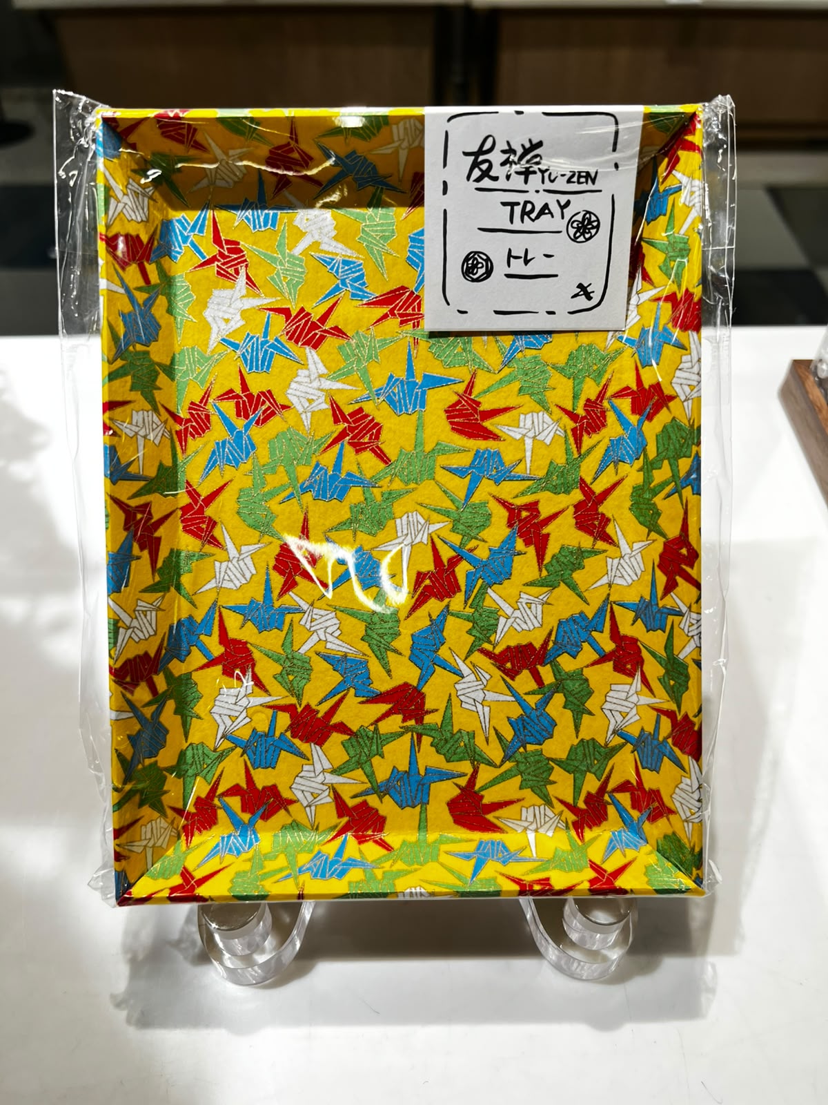 友禅和紙 長方形收納盤(大) | Yu-Zen Washi Rectangle Tray (L)