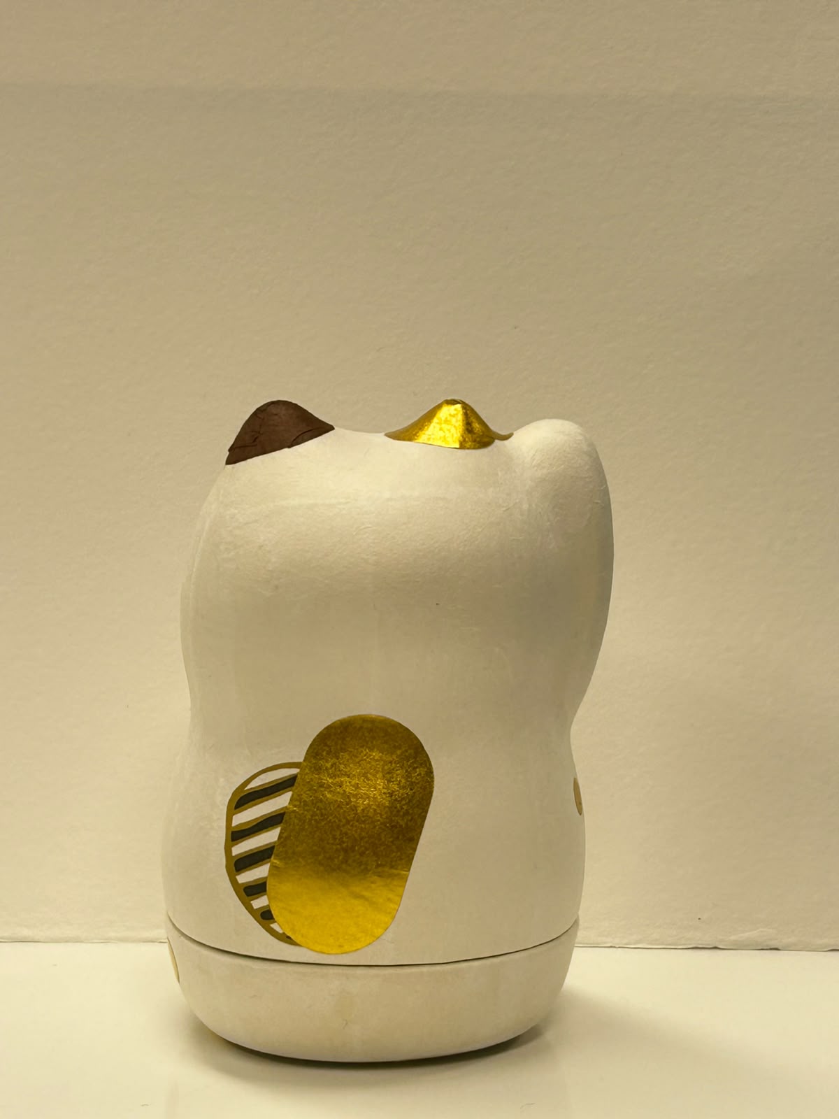 美濃和紙包陶瓷招財貓(大)| Mino Washi Wrapped Ceremic Maneki (L)
