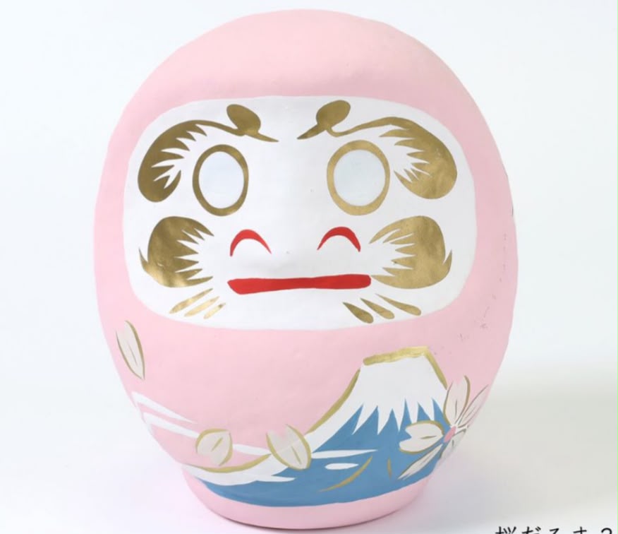 日本春季櫻花和紙達摩 | Japanese Spring Sakura Washi Daruma