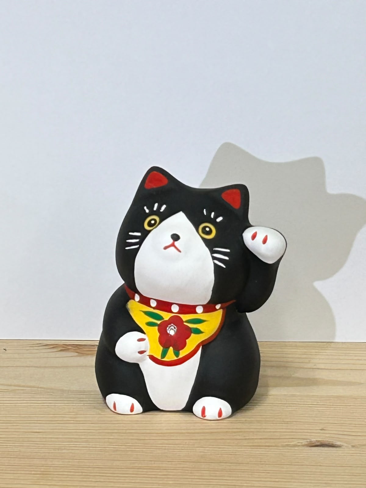 作舍 民芸招財貓 黑 | Craftman House Folk Art Maneki-neko Black