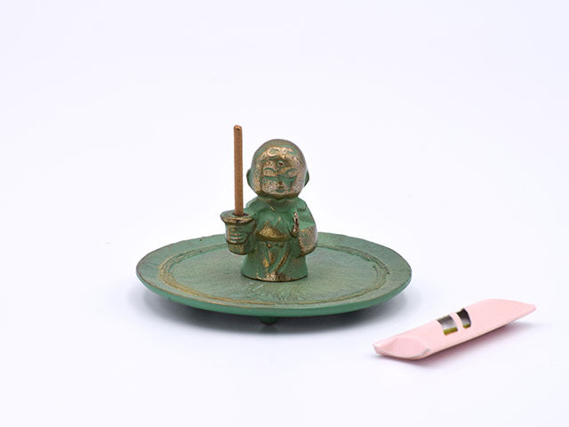 【銀雅堂】純黃銅香爐 - 地藏 | Solid Brass Incense Holder - Jizou