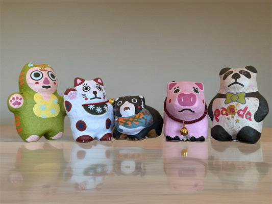 はりぼて張子　Washi Mascot (L)