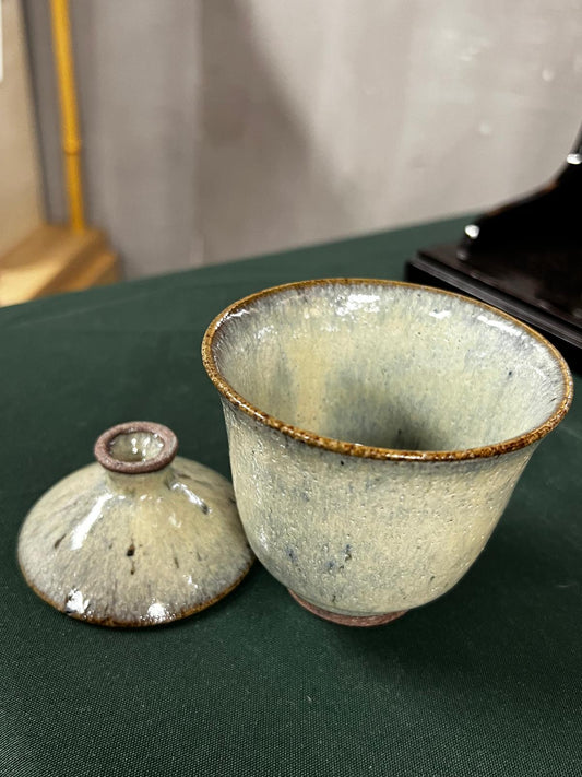 樂久登窯 蓋碗 (小)   | Rakutogama Bowl with Lid (S)