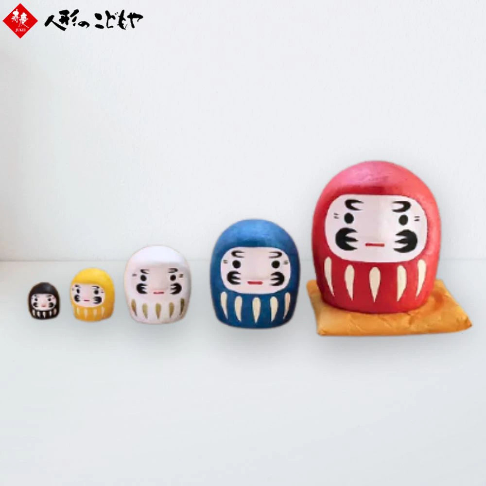 張子達摩套娃娃(五色) | Japanese Hariko Daruma Nesting Doll (5 colours)