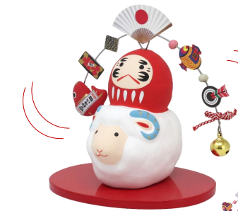 達摩幸運羊蹺蹺板 | See-Saw Daruma Lucky Sheep