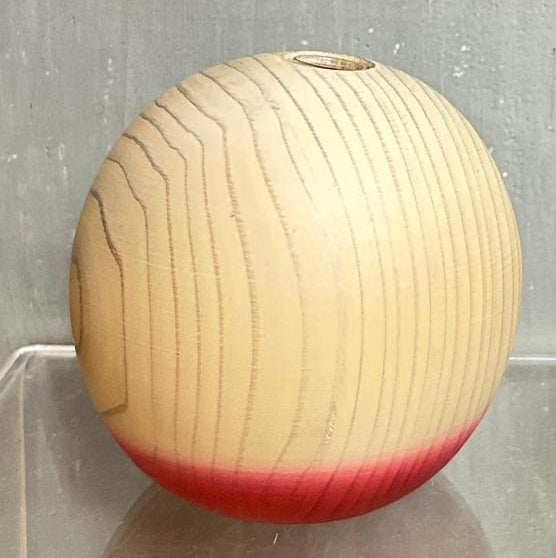 原木一輪插 - MARU |  Sphere Wood Vase