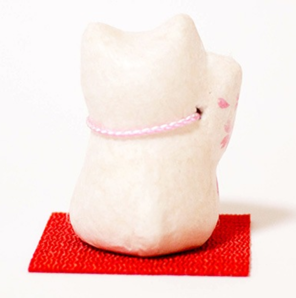 RYUKODO 日本彩繪和紙招財貓（迷你） | RYUKODO Washi Lucky Cat (Mini)