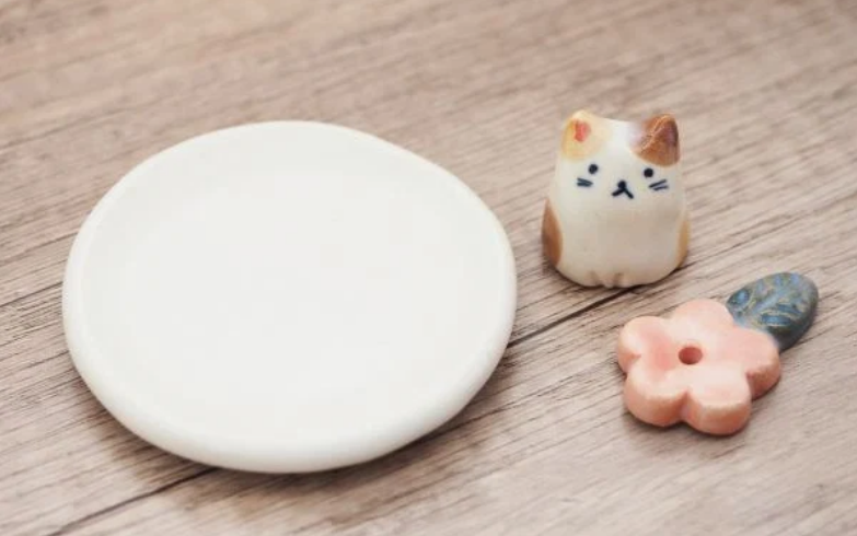 作舍 小花貓香立 | Craftman House Little Cat Incense Holder