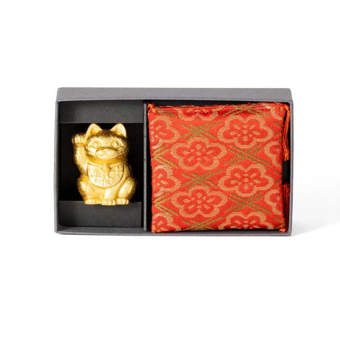 【能作NOUSAKU】圓福招財貓 - 金箔 | Nousaku Lucky Gold Maneki -Neko