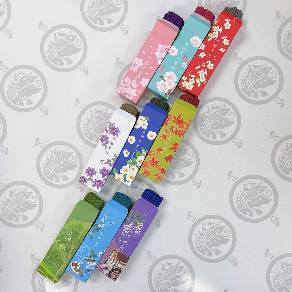 【香彩堂】短寸九種 "四季彩" | Kousaido Gift Set 9 types Short Incense  'Shikisai'