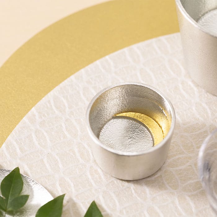 【能作NOUSAKU】金色月光清酒杯 | Nousaku Sake Cup - Moon [Gold]