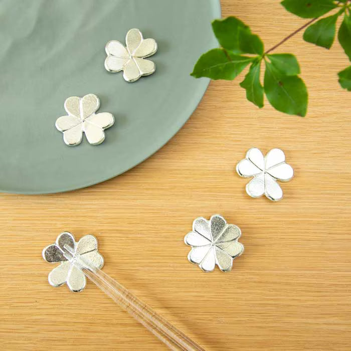 【能作NOUSAKU】 心型三/四葉草筷子座組合- 5入 |  Nousaku Chopstick Rest - KATABAMI Set of 5
