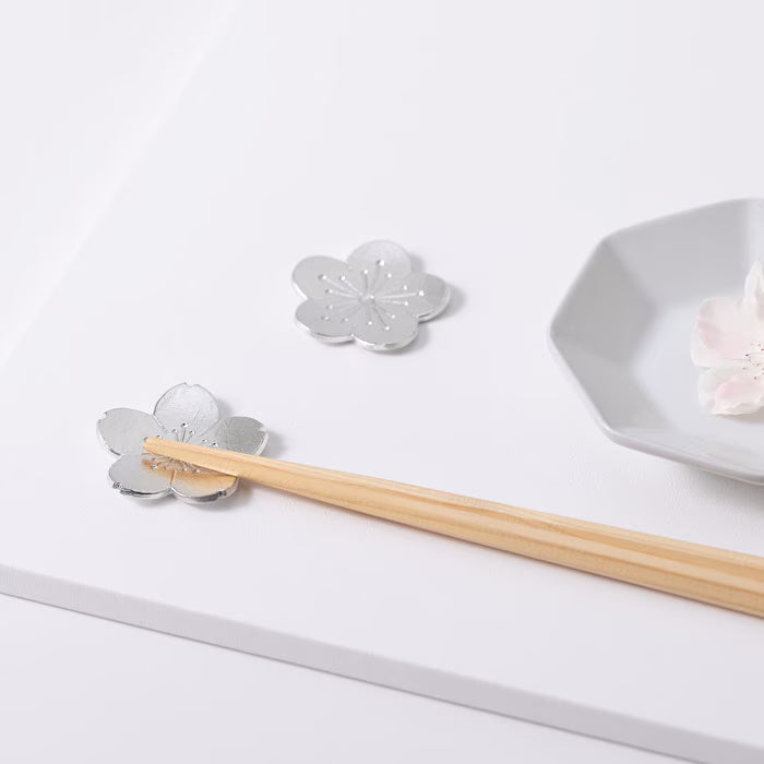 【能作NOUSAKU】雙花筷子座 | Nousaku Chopstick Rest Set - Japanese Flowers