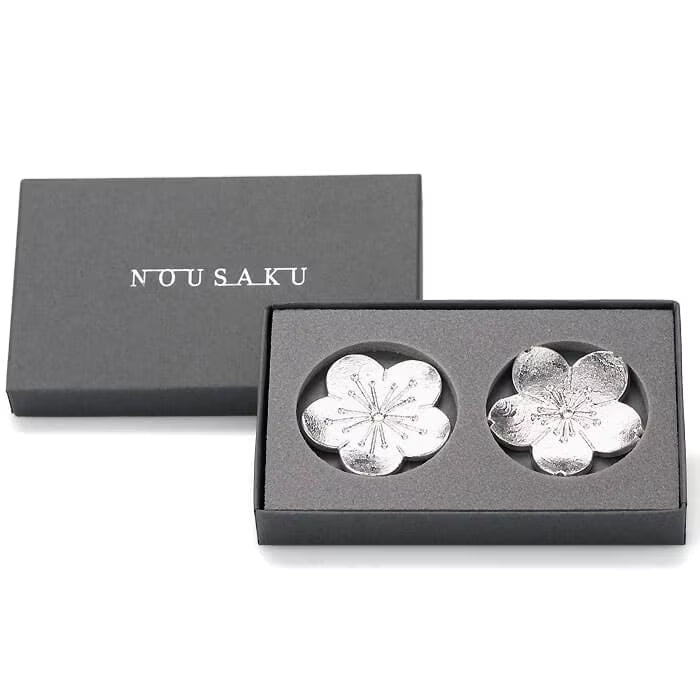 【能作NOUSAKU】雙花筷子座 | Nousaku Chopstick Rest Set - Japanese Flowers