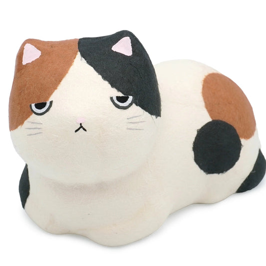 RYUKODO 調皮「Boss 貓」和紙擺設 | RYUKODO Boss Cat Washi Figurine