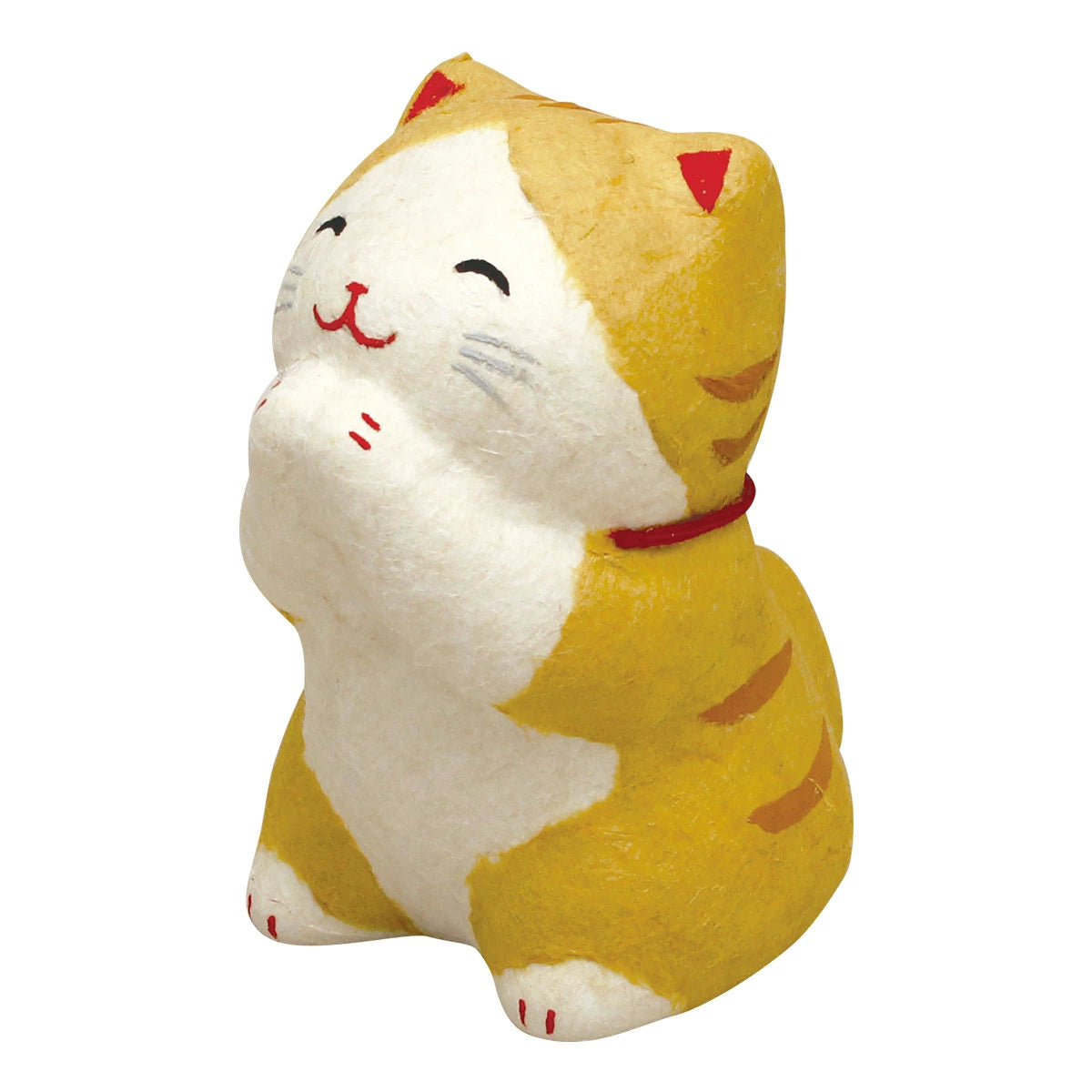 RYUKODO 撒嬌貓咪和紙擺設 | RYUKODO Pray Cat Washi Figurine