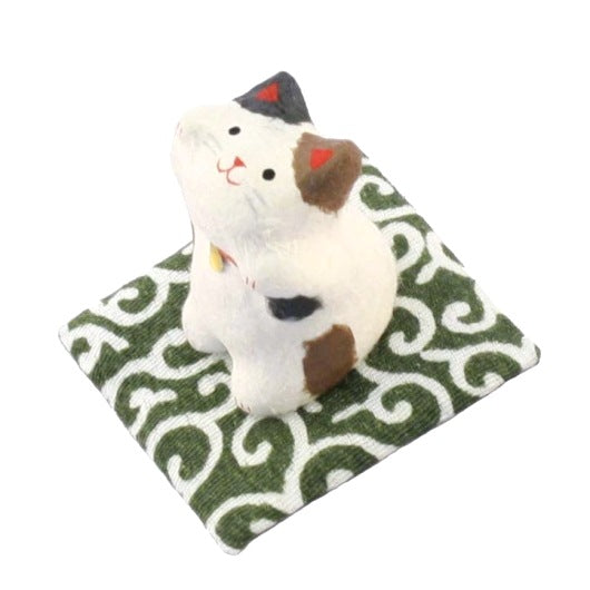 RYUKODO 迷你和紙招財貓（迷你）| Ryukodo Mini Washi Lucky Cat