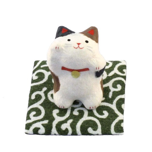 RYUKODO 迷你和紙招財貓（迷你）| Ryukodo Mini Washi Lucky Cat