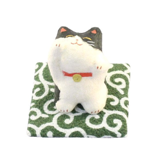 RYUKODO 迷你和紙招財貓（迷你）| Ryukodo Mini Washi Lucky Cat