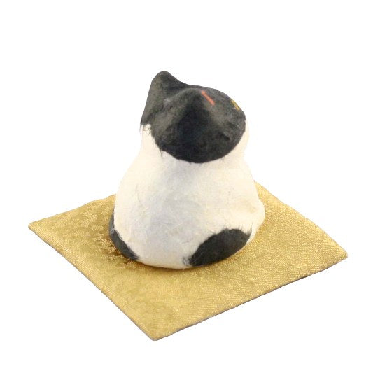RYUKODO 和紙金運招財貓| Ryukodo Red&White Washi Lucky Cat (Mini)