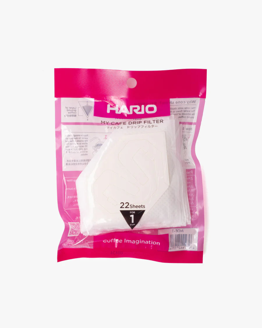 【HARIO】HARIO 掛耳式咖啡濾紙 (22張) | HARIO My Cafe Drip Filter (22 Sheets)