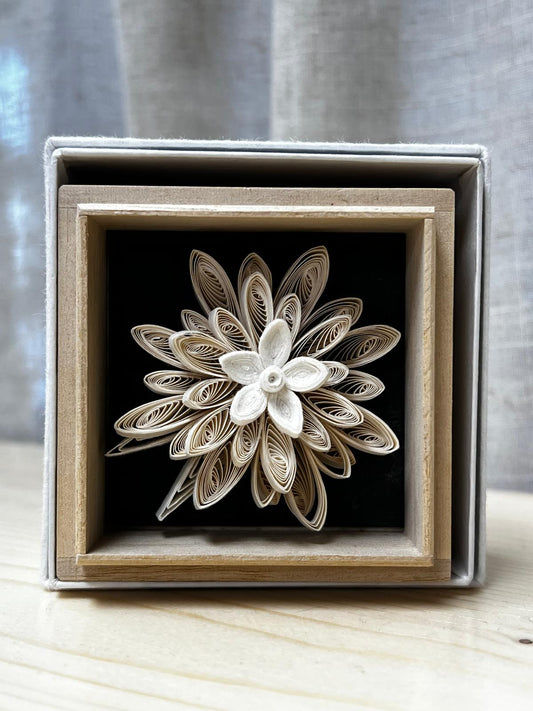 和紙縁起物細工 菊－重陽－（雅恵）| Washi Craft Kiku (Miyabie)