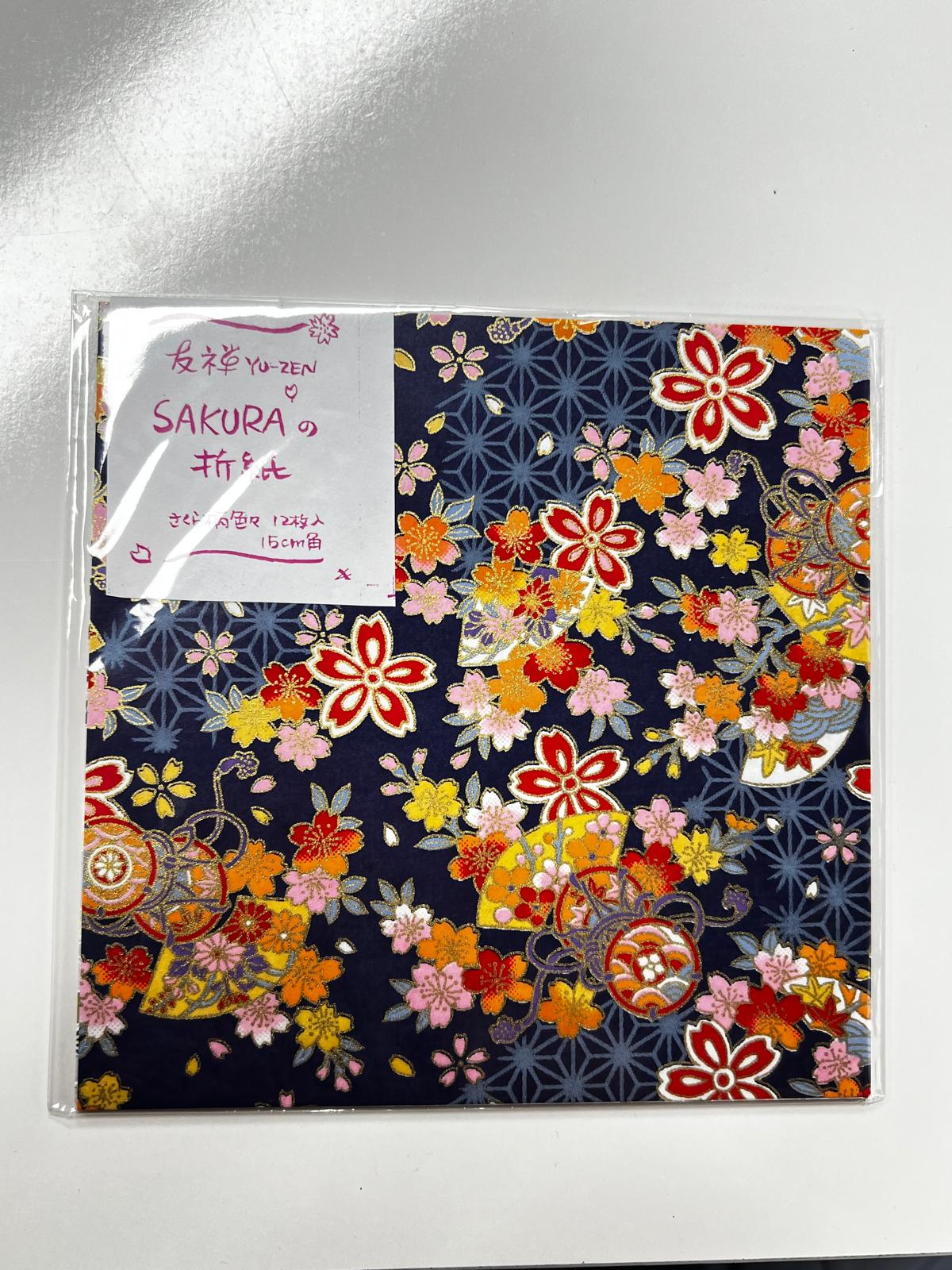 友禅 Sakura 折紙 | Washi Sakura Origami Paper