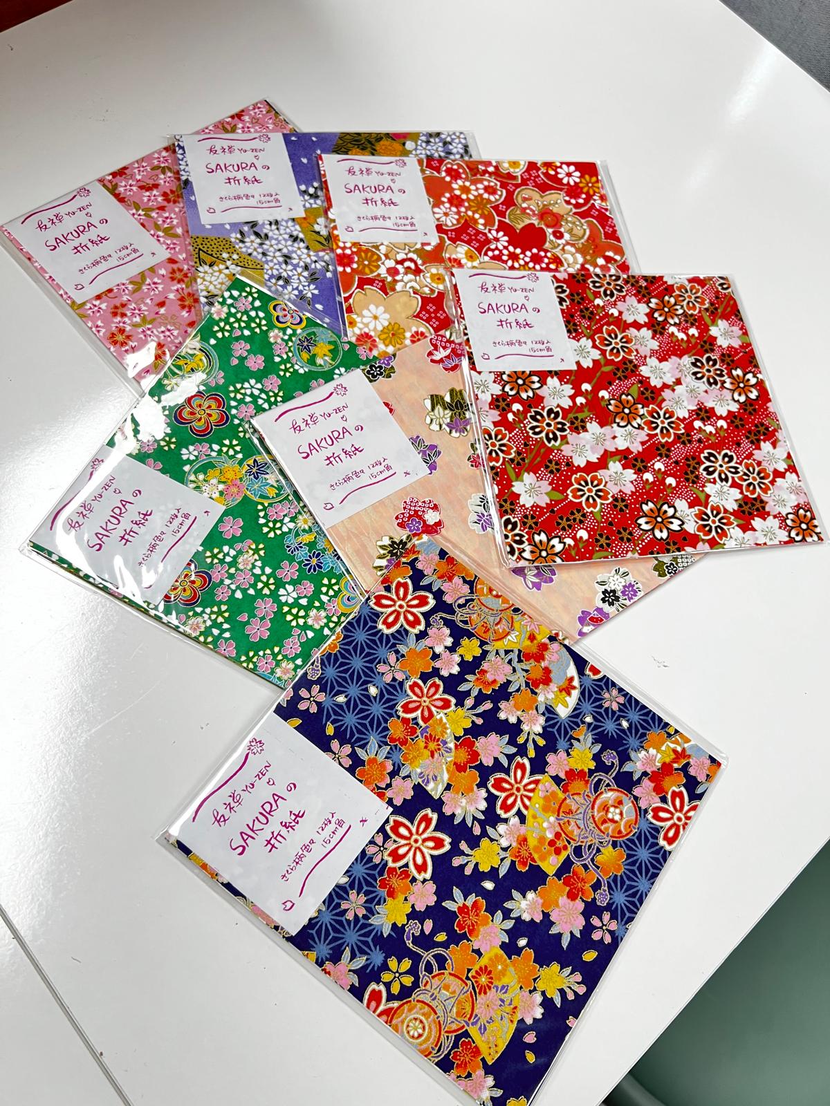友禅 Sakura 折紙 | Washi Sakura Origami Paper