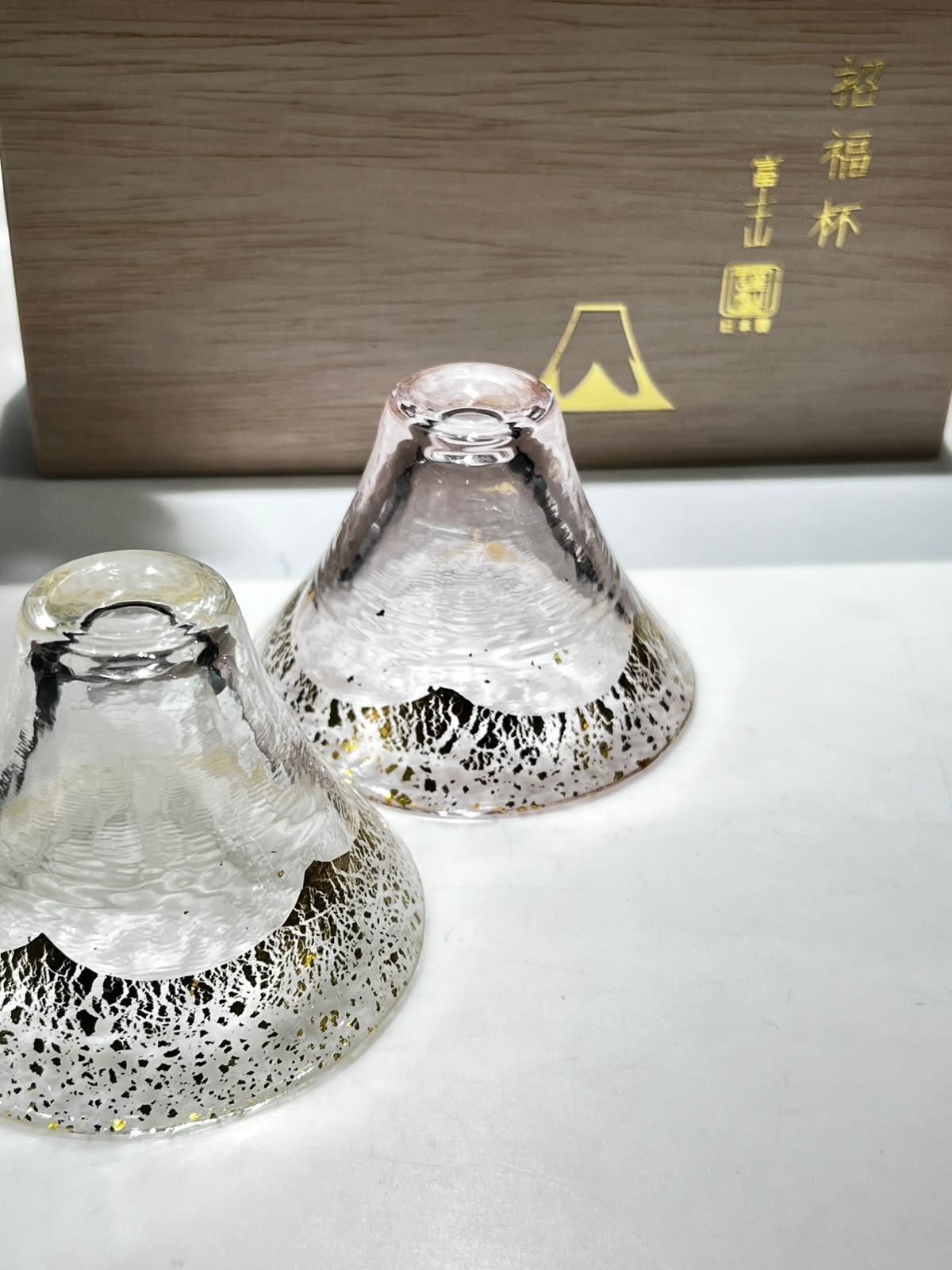 招福金箔清酒杯 (一對) | Gold Leaf Sake Cup (Pair)