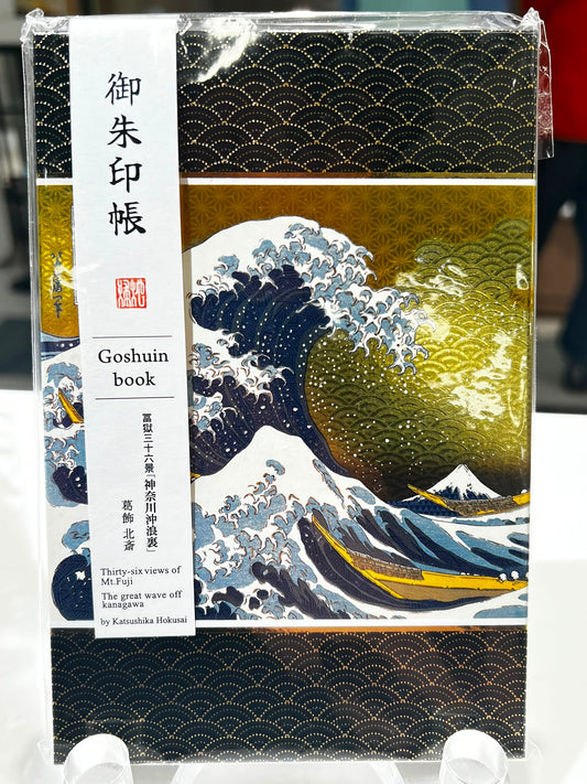 富士山的三十六景 《神奈川衝浪裡》 御朱印帳 | Thirty-six views of Mt.Fuji "The great wave off Kanagawa" Goshuin Book