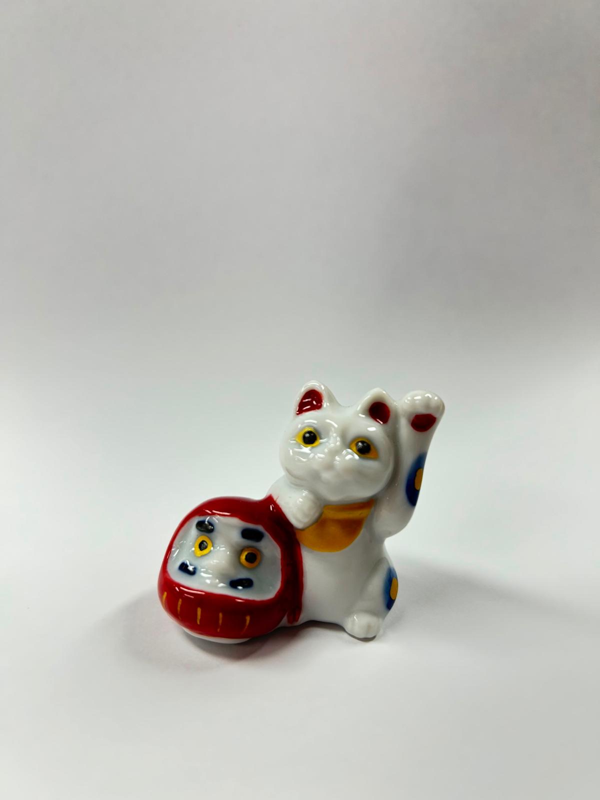 九谷燒招財貓+達摩 | Lucky Cat + Daruma
