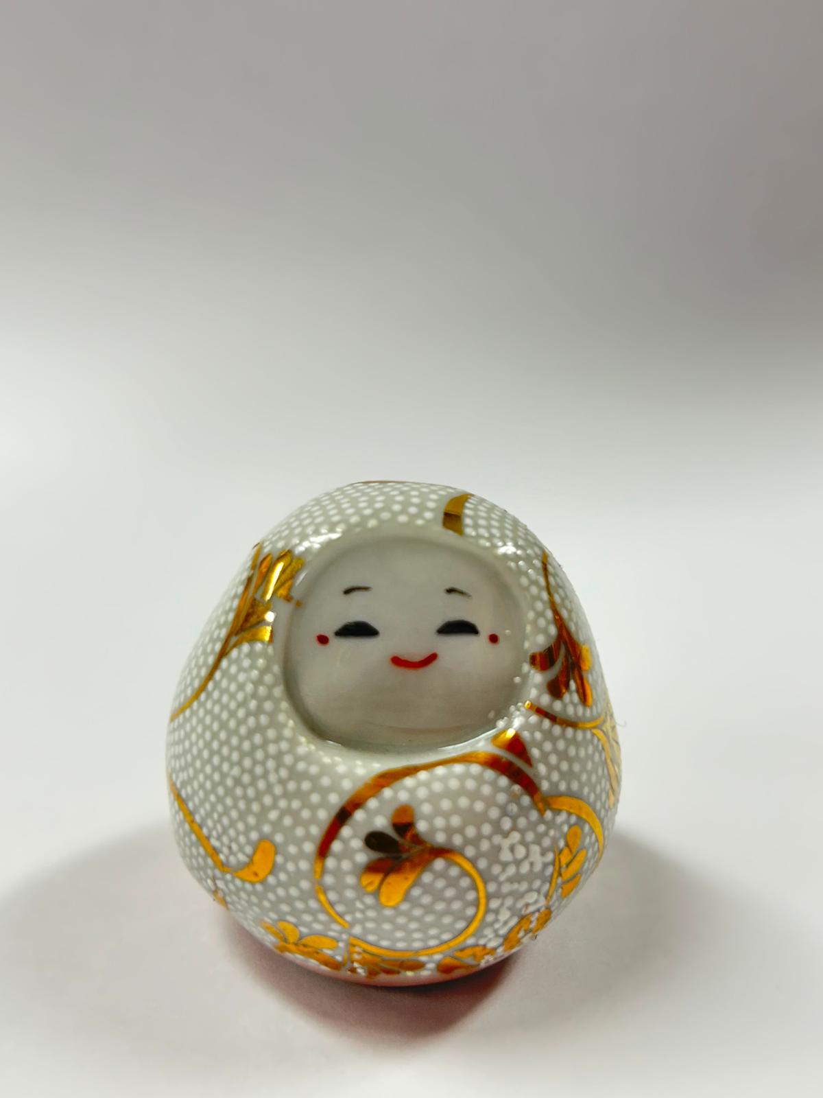 白色達摩 | White Daruma Figurine