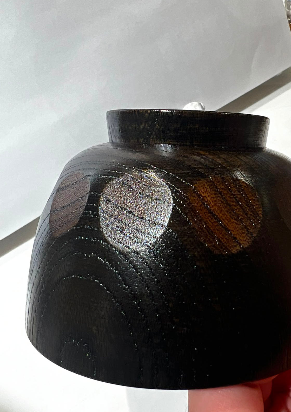 漆器木紋碗 |  Lacquerware Wood Grain Bowl