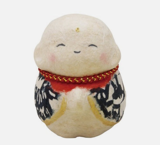 RYUKODO 型染和紙 迷你地藏菩薩像 | RYUKODO Washi Miniature Jizo Bodhisattva Statue