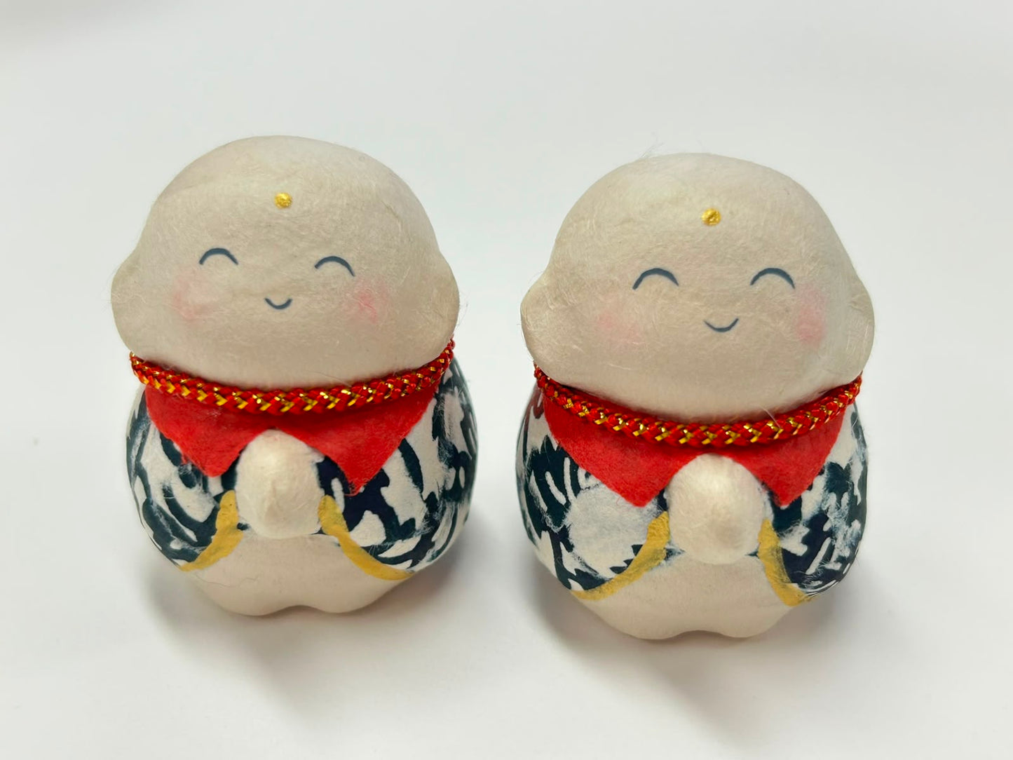 RYUKODO 型染和紙 迷你地藏菩薩像 | RYUKODO Washi Miniature Jizo Bodhisattva Statue