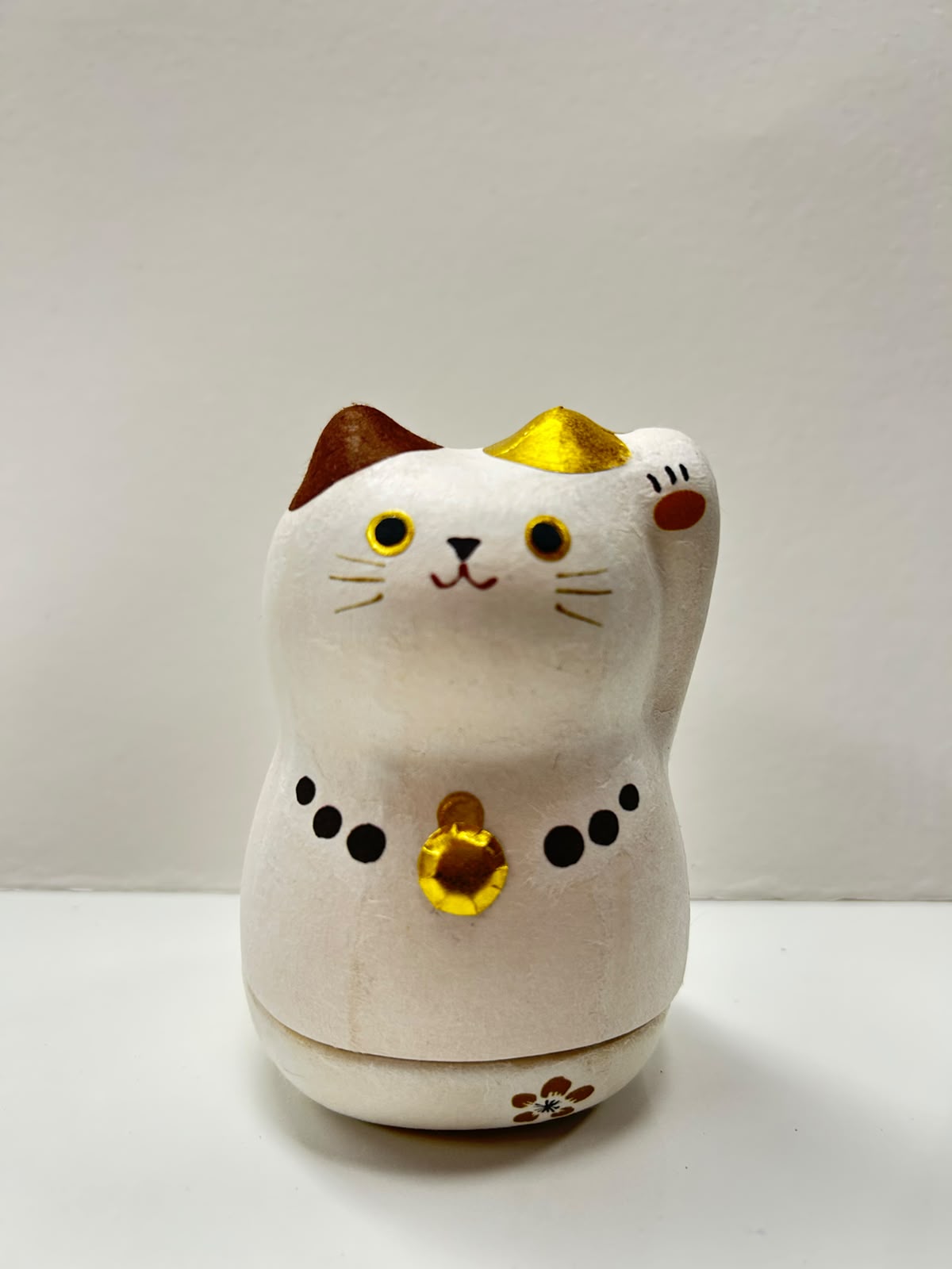 美濃和紙包陶瓷招財貓（中）| Mino Washi Wrapped Ceremic Maneki (M)