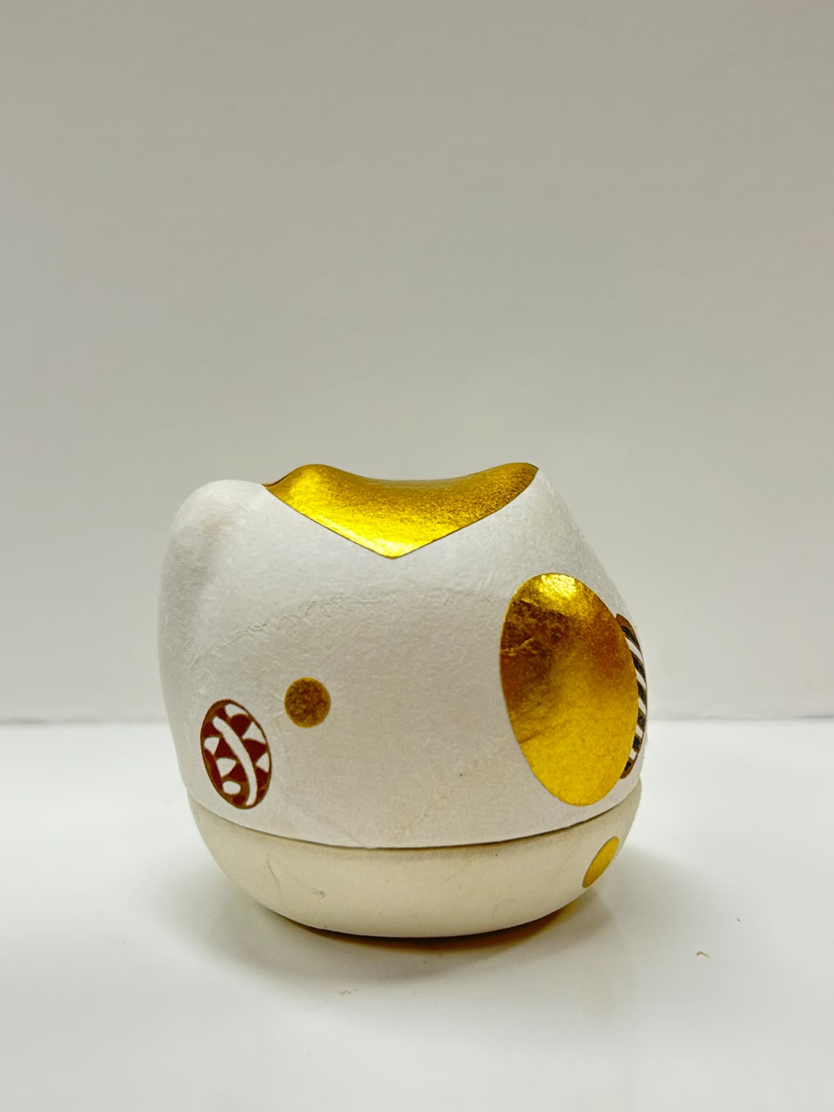 和紙包美濃陶瓷美濃招財貓（中）| Mino Washi Wrapped Ceremic Lucky Cat (M)