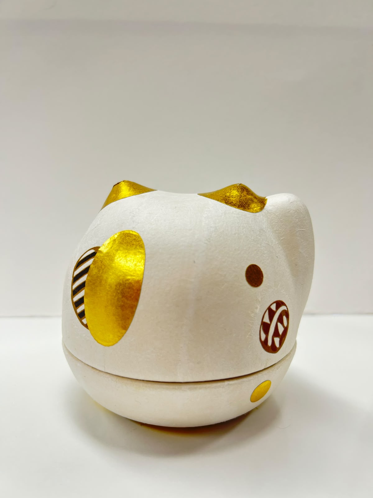 和紙包美濃陶瓷美濃招財貓（大）| Mino Washi Wrapped Ceremic Lucky Cat (L)