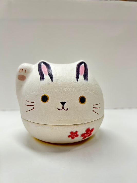 美濃和紙包陶瓷（兔）| Mino Washi Wrapped Ceremic Maneki (Usagi)