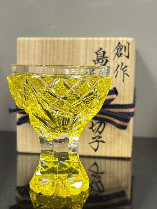 薩摩切子 - 黃 | Satsuma Kiriko - Yellow