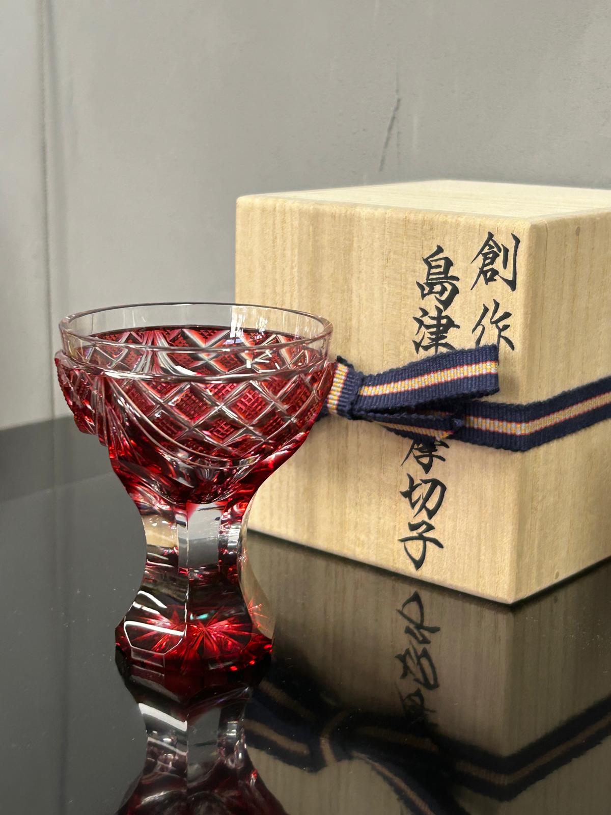 薩摩切子 - 紅 | Satsuma Kiriko - Red