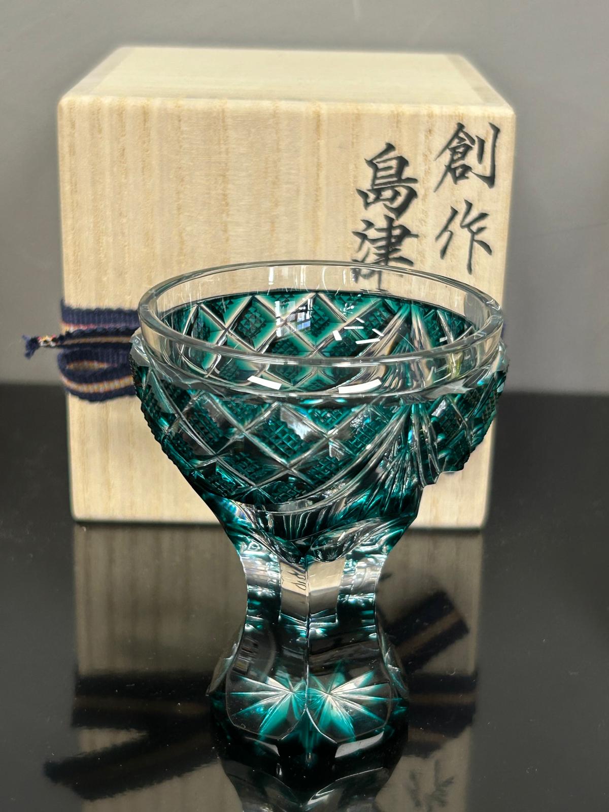 薩摩切子 - 綠 | Satsuma Kiriko - Green