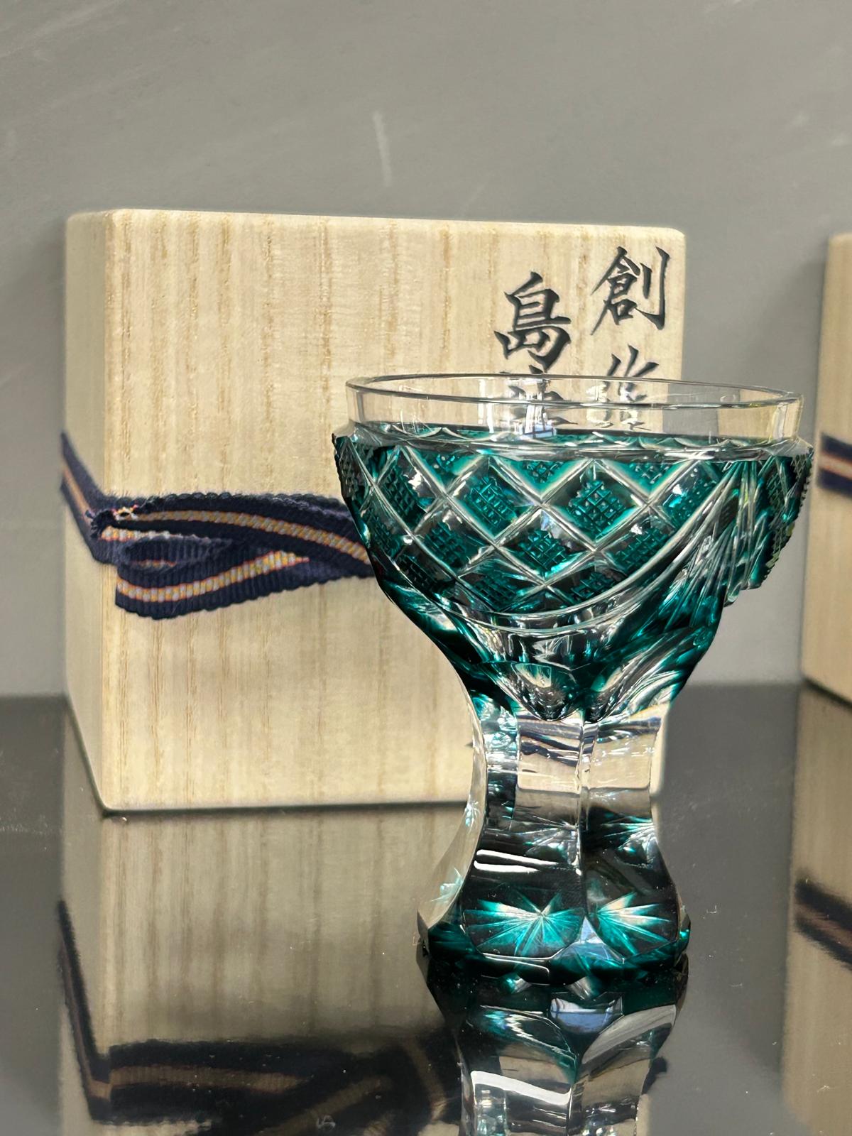薩摩切子 - 綠 | Satsuma Kiriko - Green