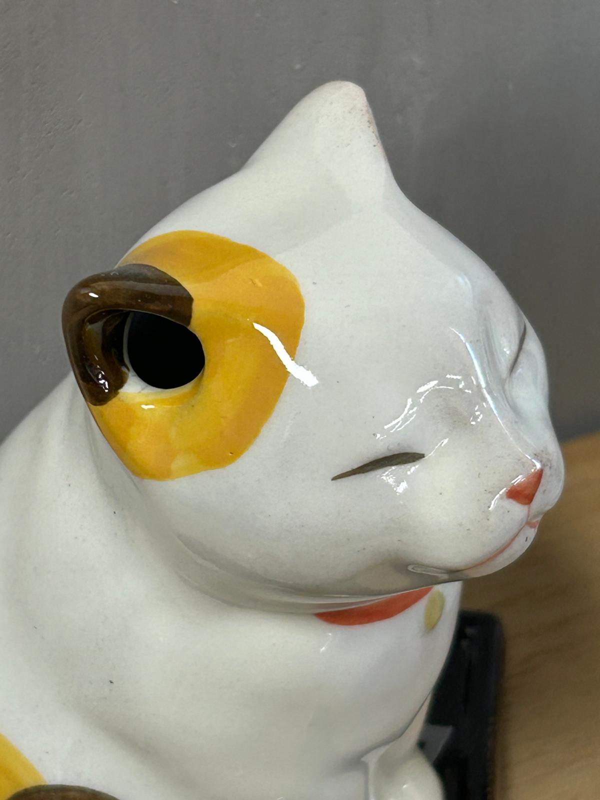 三花貓貓陶瓷線香座 | Cat  Ceramic Incense Stand