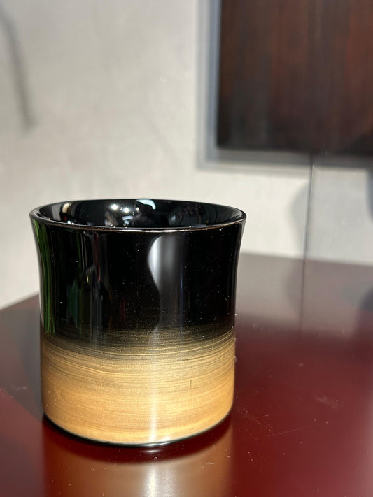 輪島塗漆器 水杯 (黑/金) | Nakakado Tumbler (Black)
