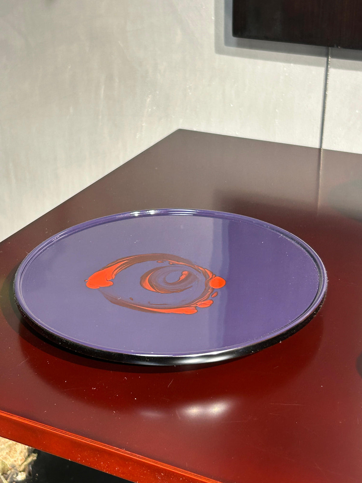 輪島塗漆器 甜品碟 (紫) | Nakakado Confectionery Plate (Purple)