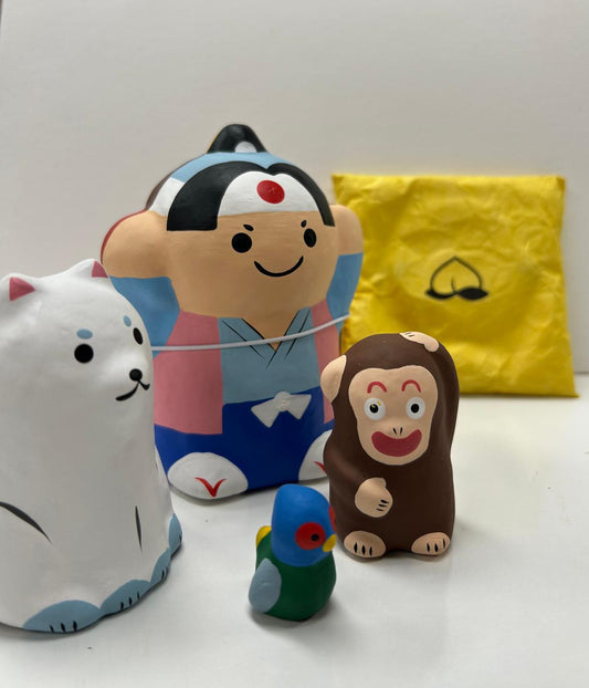 桃太郎 雙面套娃娃 | Momotarou 2-faced Nesting Doll